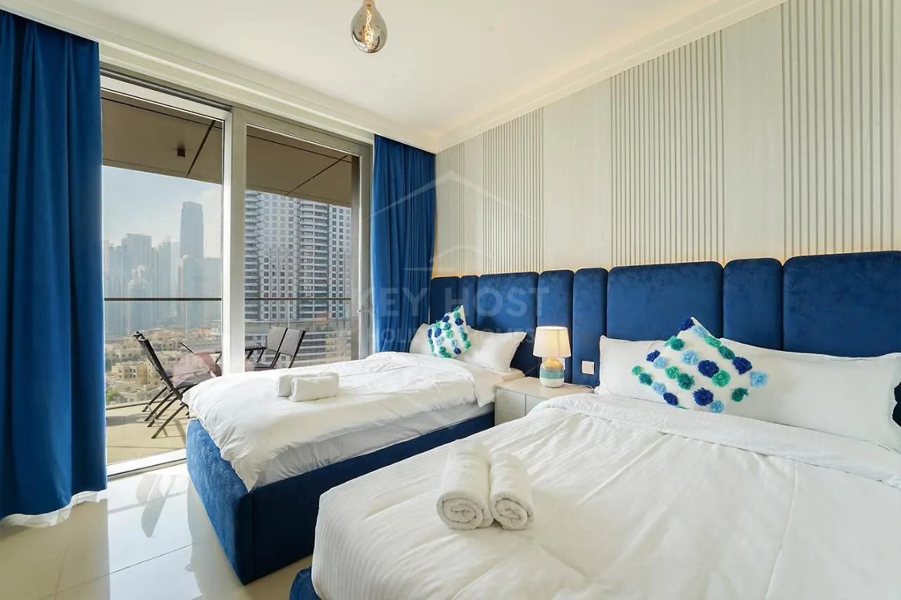 Keyhost - Spacious 2Br - Full Burj Khalifa View Downtown - K1570 Dubai Apartment